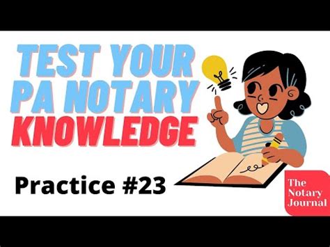 pa notary practice test 2023